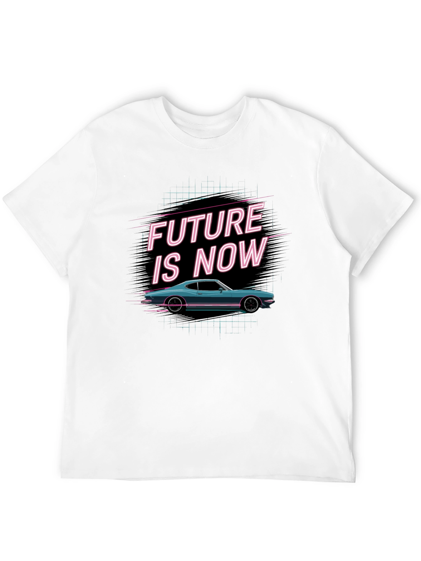Retro Future is Now Car Graphic Tee