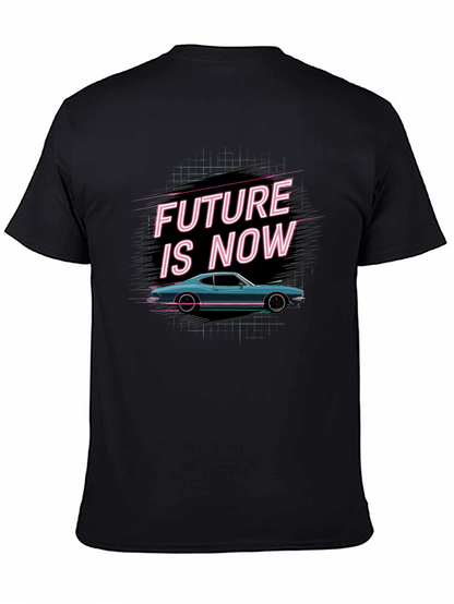 Retro Future is Now Car Graphic Tee