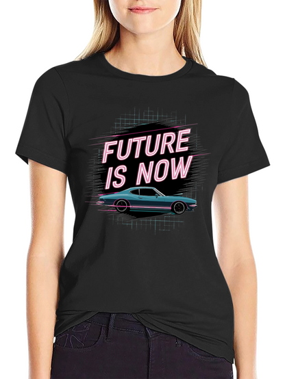 Retro Future is Now Car Graphic Tee