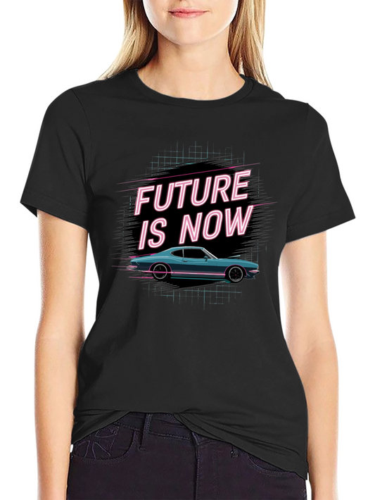 Retro Future is Now Car Graphic Tee