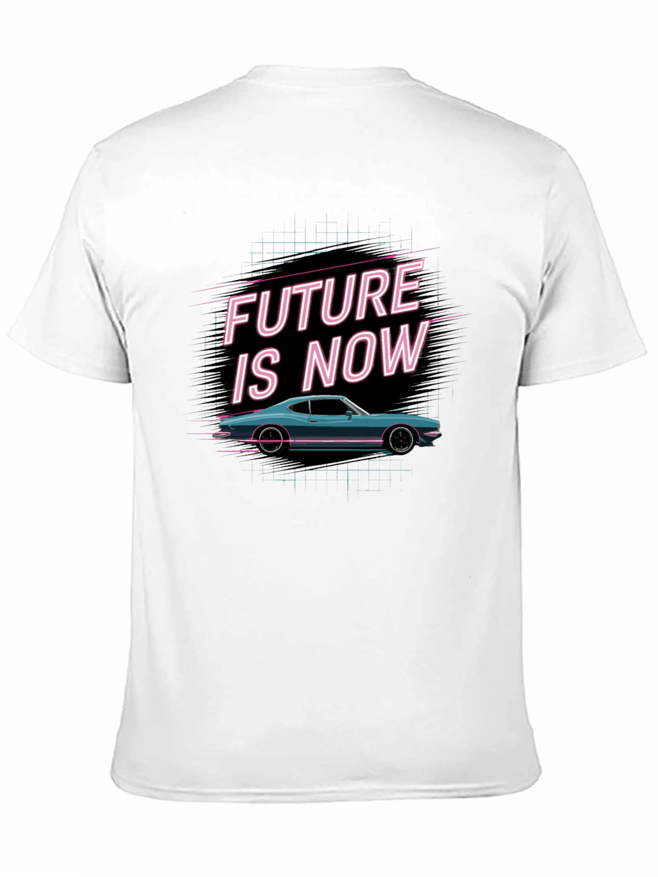 Retro Future is Now Car Graphic Tee