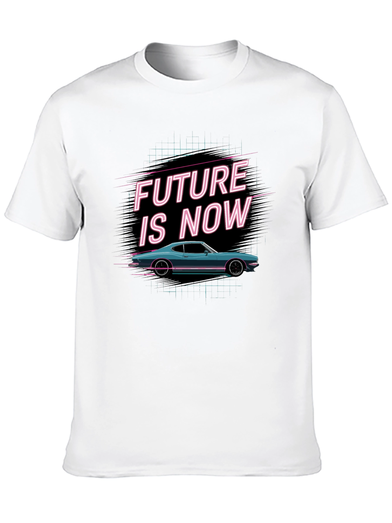 Retro Future is Now Car Graphic Tee