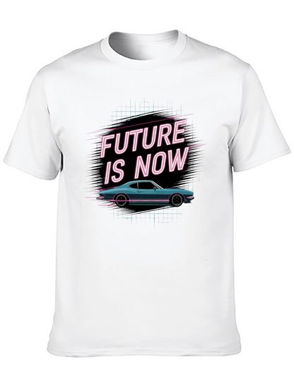 Retro Future is Now Car Graphic Tee