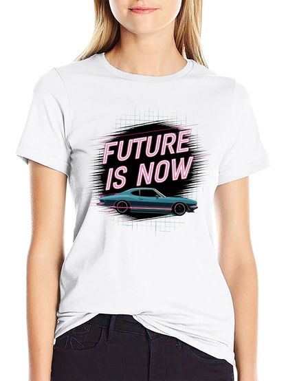 Retro Future is Now Car Graphic Tee
