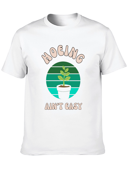 Hoing Aint Easy Black T-Shirt