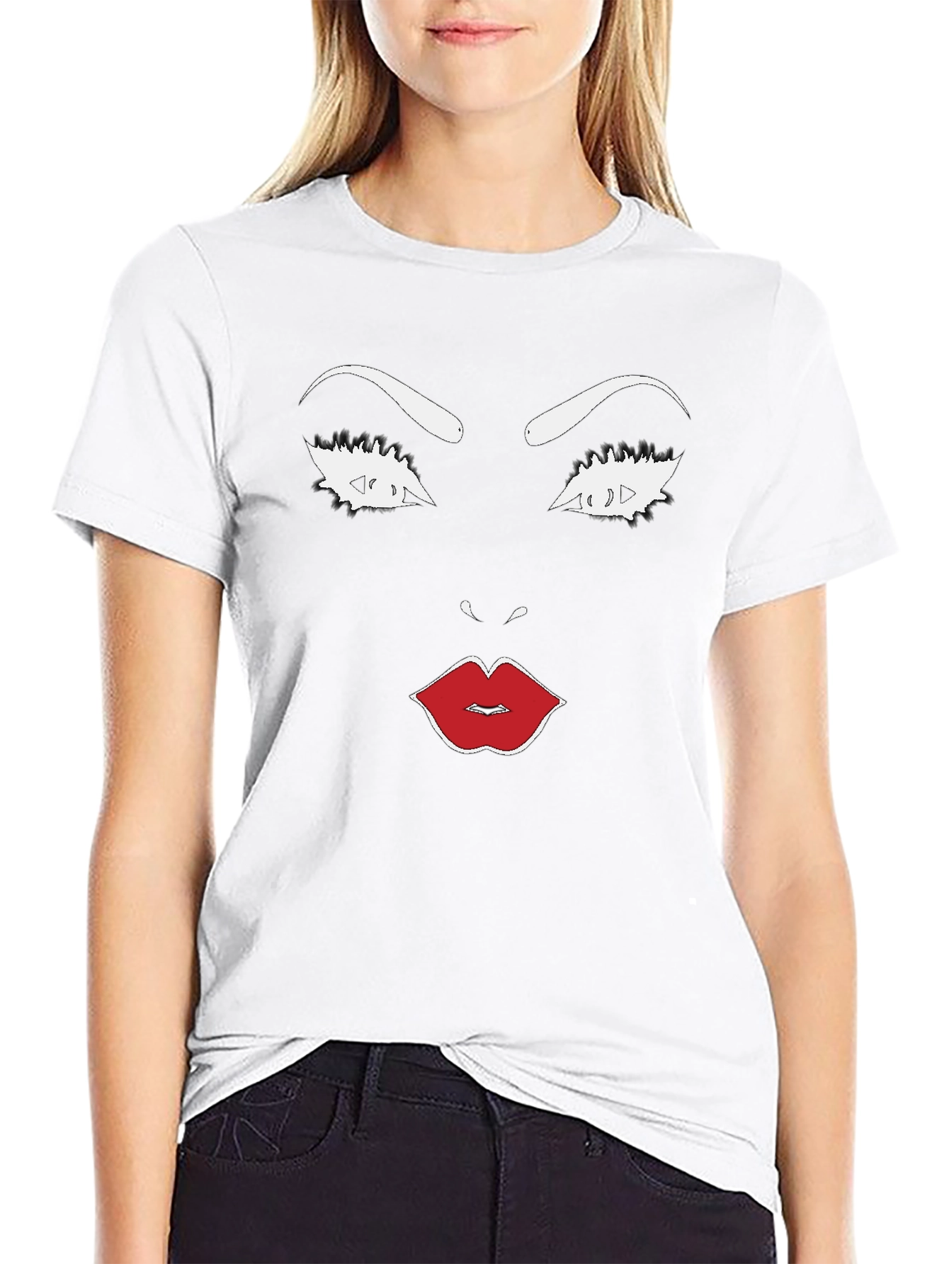Bold Graphic Tee - Diva Face