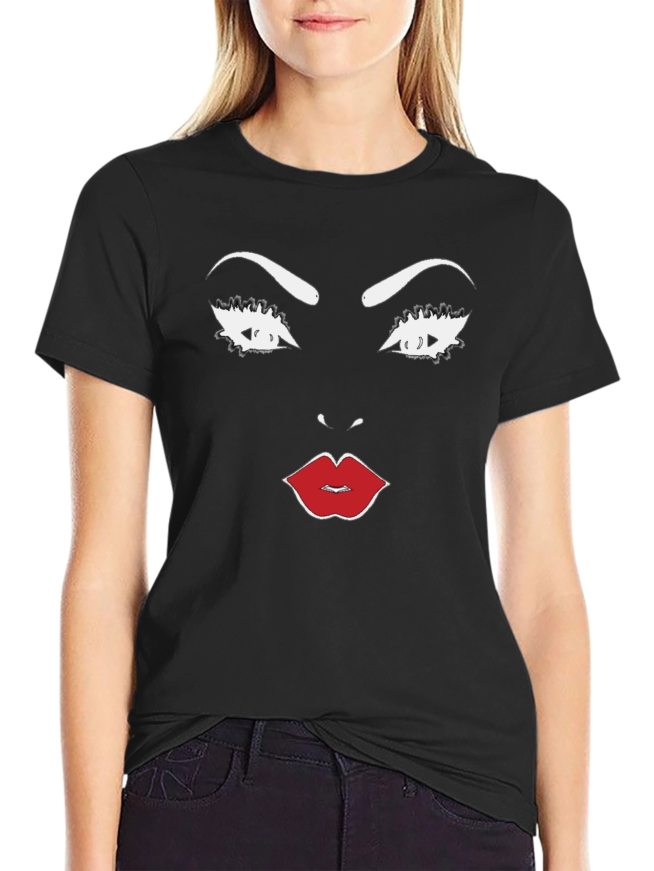Bold Graphic Tee - Diva Face