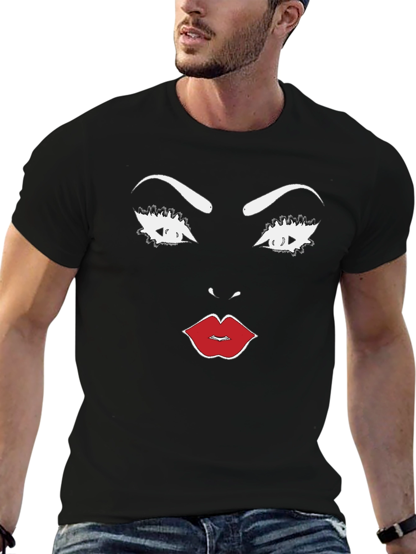 Bold Graphic Tee - Diva Face