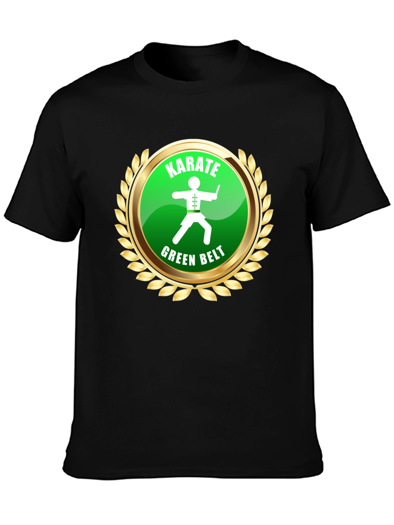 Karate Green Belt T-Shirt - Martial Arts Style