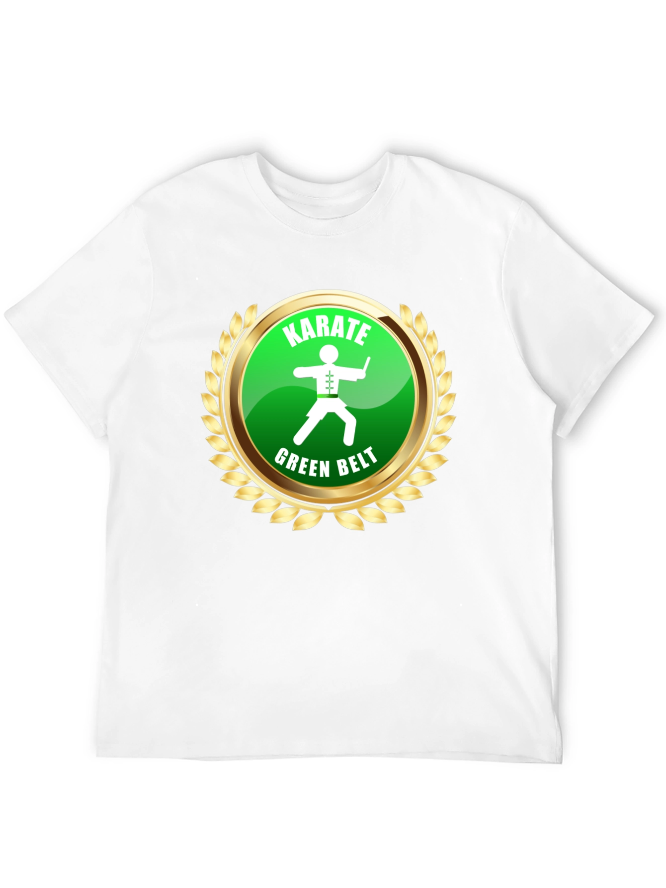 Karate Green Belt T-Shirt - Martial Arts Style