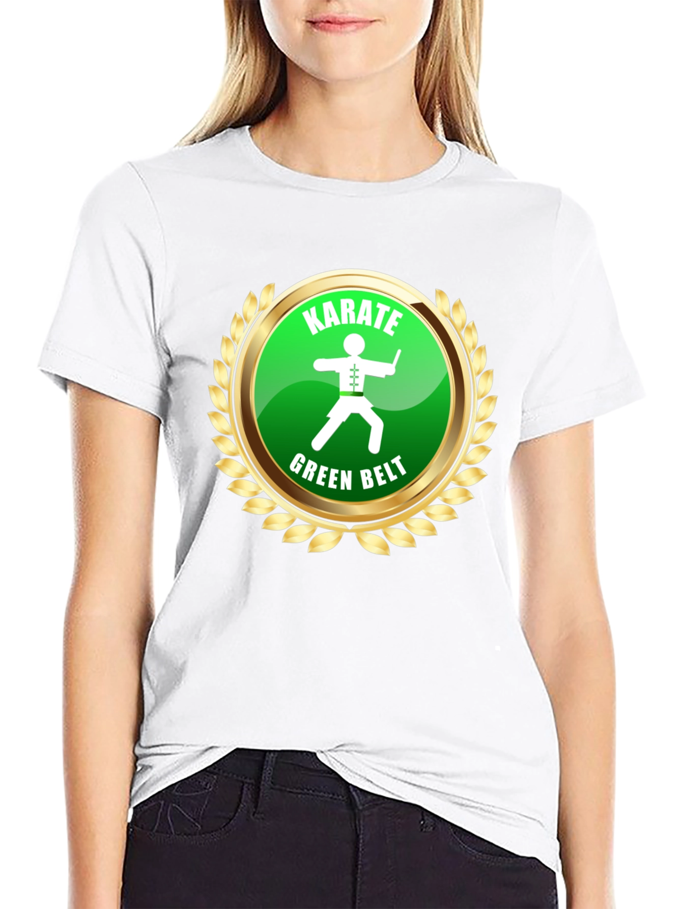 Karate Green Belt T-Shirt - Martial Arts Style