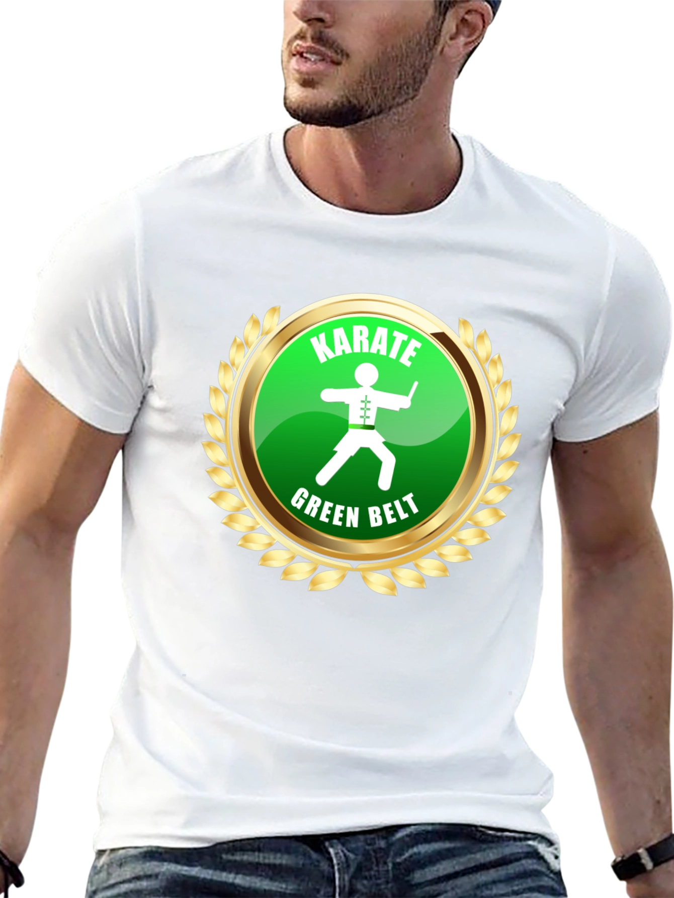 Karate Green Belt T-Shirt - Martial Arts Style