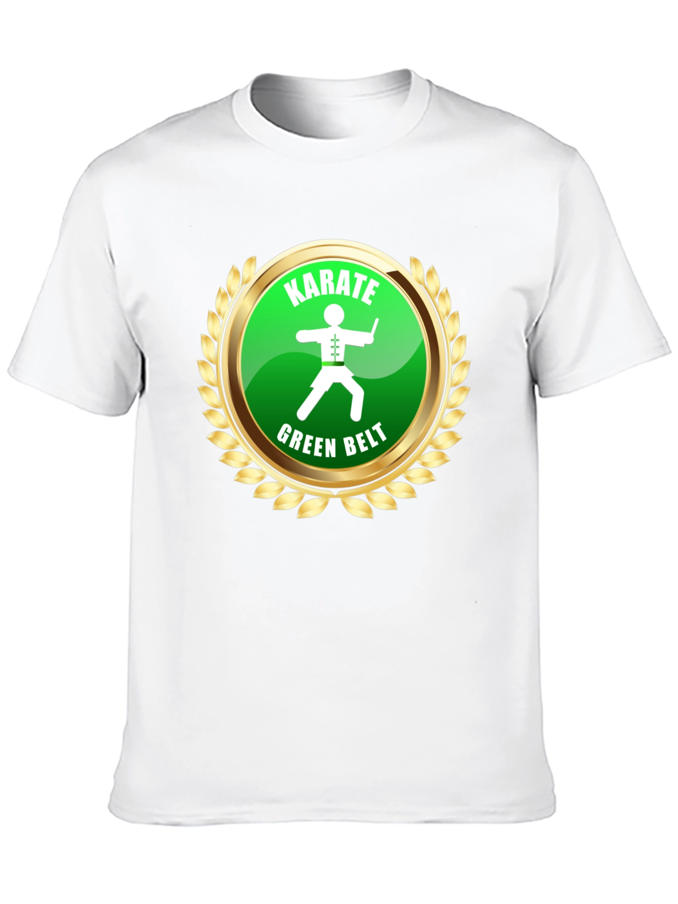 Karate Green Belt T-Shirt - Martial Arts Style
