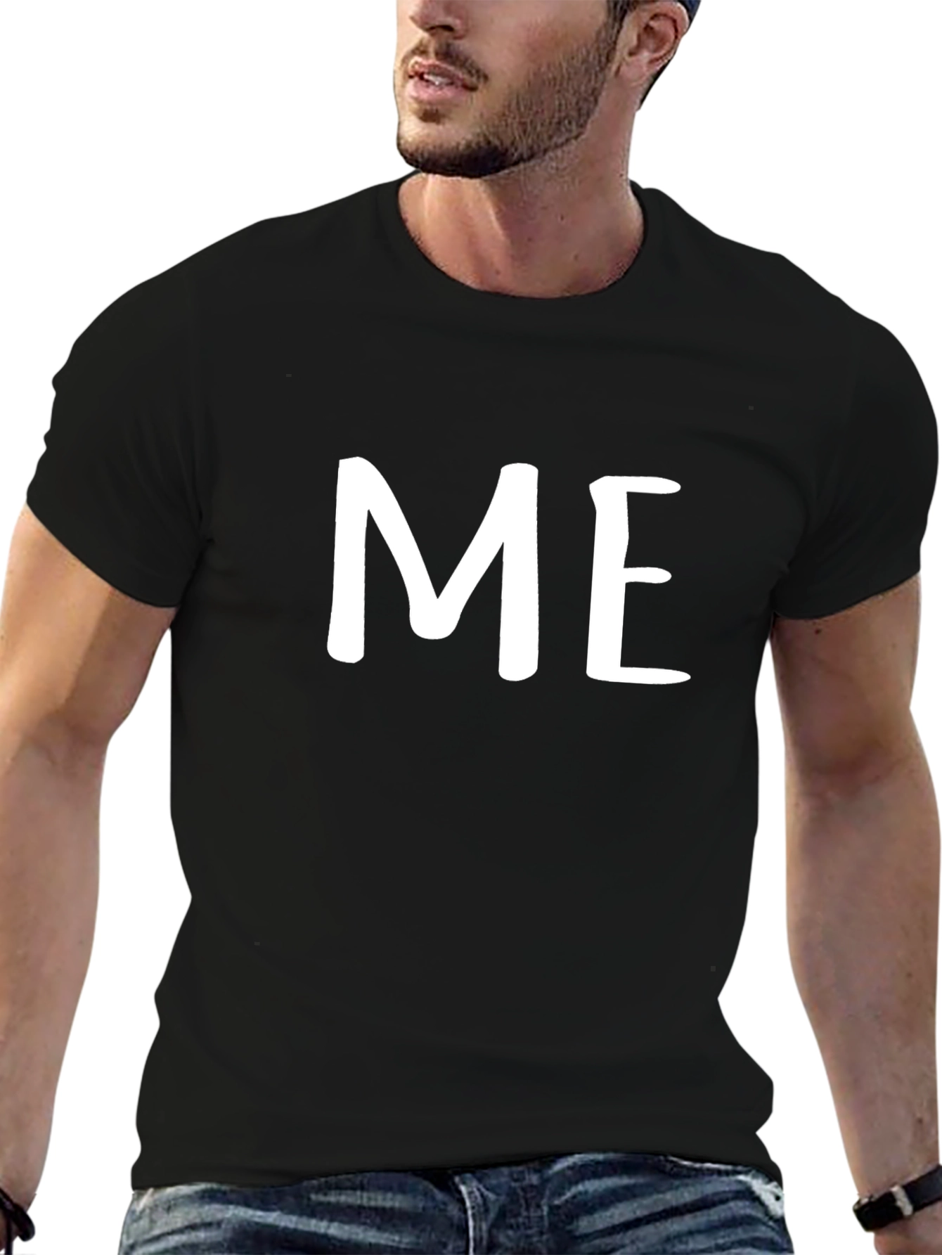 Bold ME Graphic Black T-Shirt