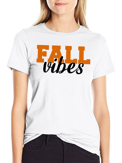 Fall Vibes Graphic Tee - Black