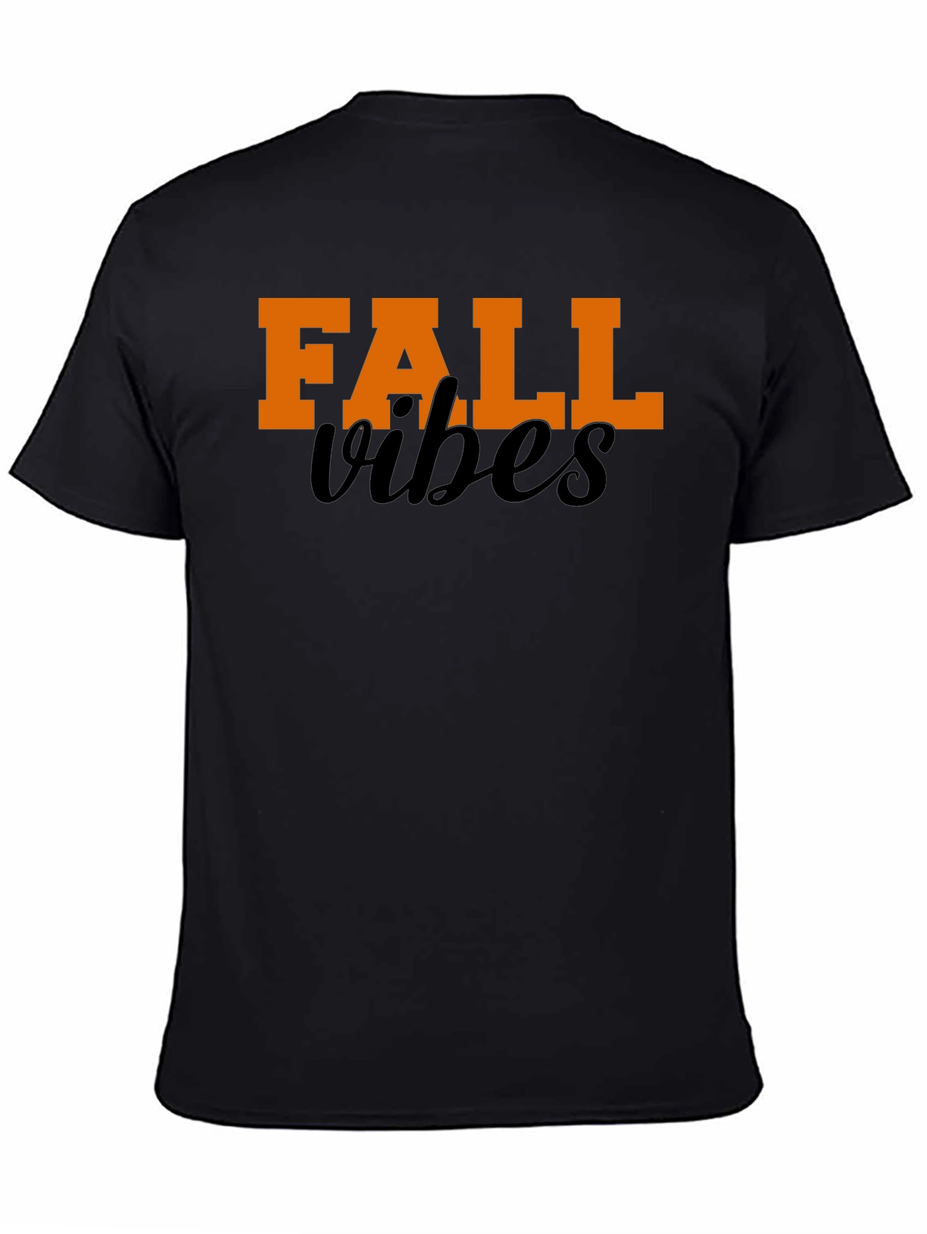 Fall Vibes Graphic Tee - Black
