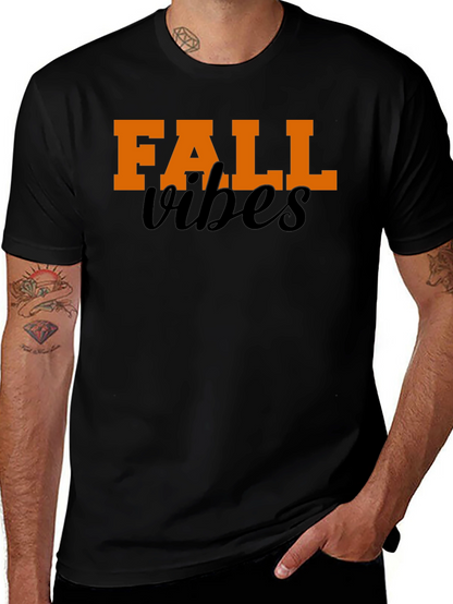 Fall Vibes Graphic Tee - Black