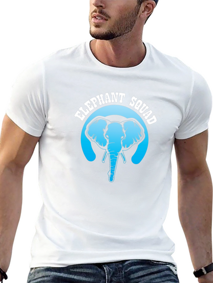 Elephant Squad Graphic Tee - Premium Cotton