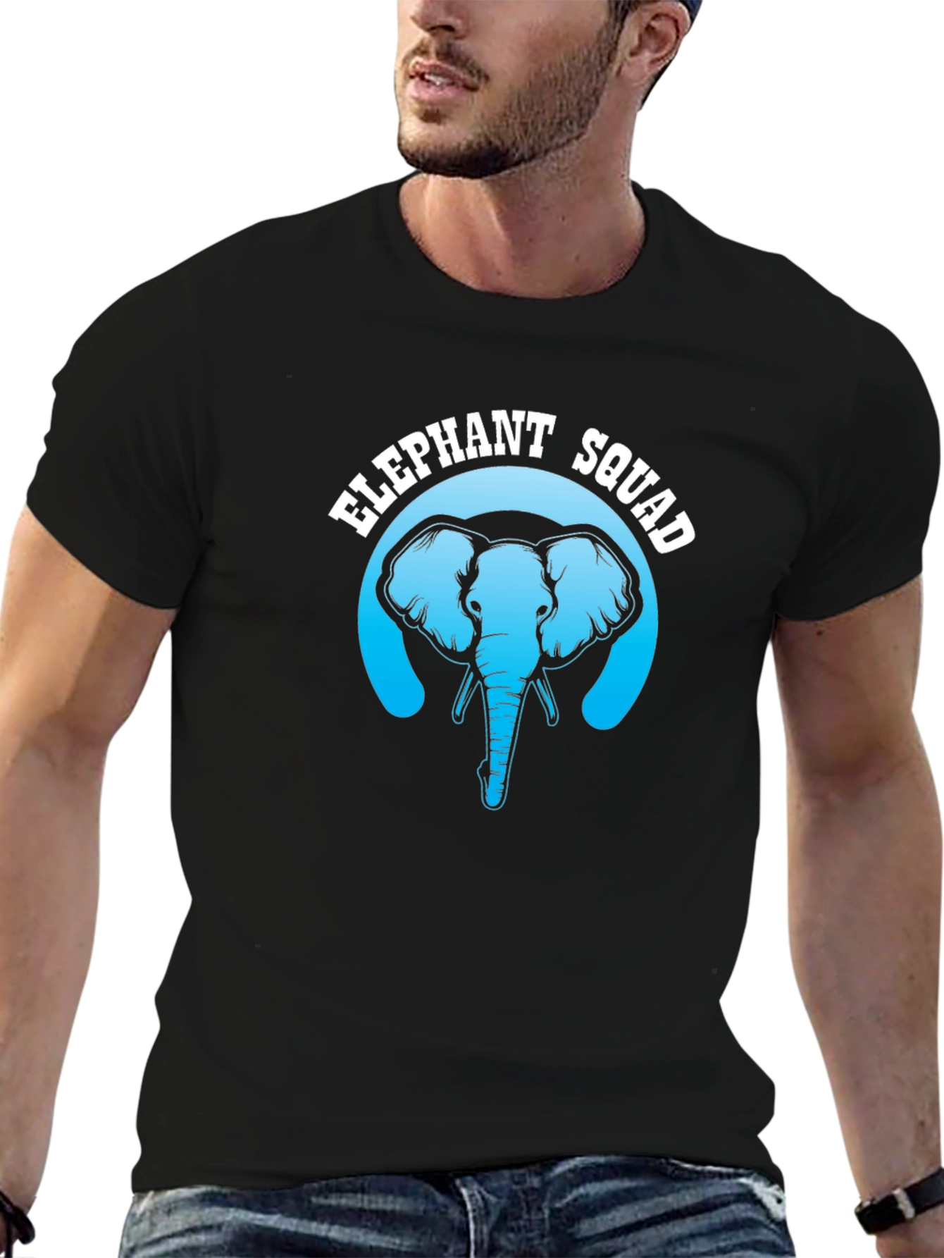 Elephant Squad Graphic Tee - Premium Cotton