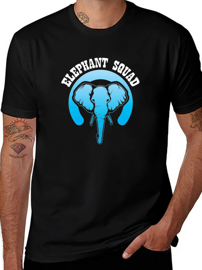 Elephant Squad Graphic Tee - Premium Cotton