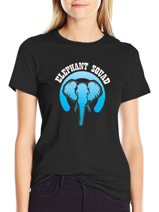 Elephant Squad Graphic Tee - Premium Cotton