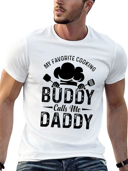 Cooking Buddy T-Shirt - Dad Chef Apparel