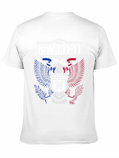 Team Nyomi Graphic T-Shirt - Patriotic Eagle Design