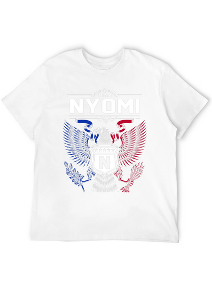 Team Nyomi Graphic T-Shirt - Patriotic Eagle Design