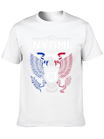 Team Nyomi Graphic T-Shirt - Patriotic Eagle Design