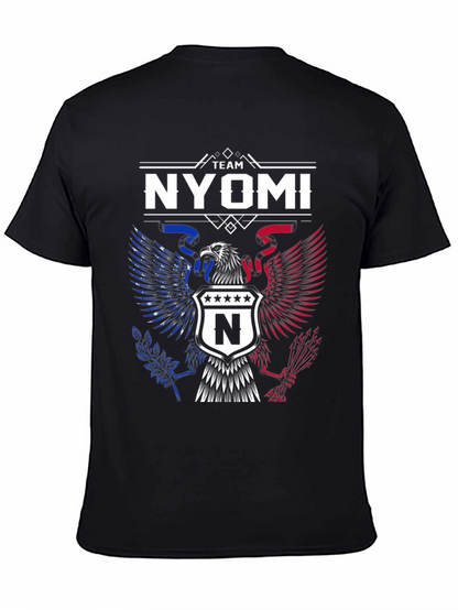 Team Nyomi Graphic T-Shirt - Patriotic Eagle Design