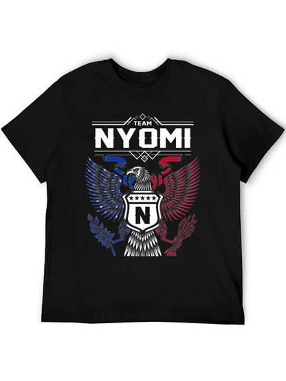 Team Nyomi Graphic T-Shirt - Patriotic Eagle Design