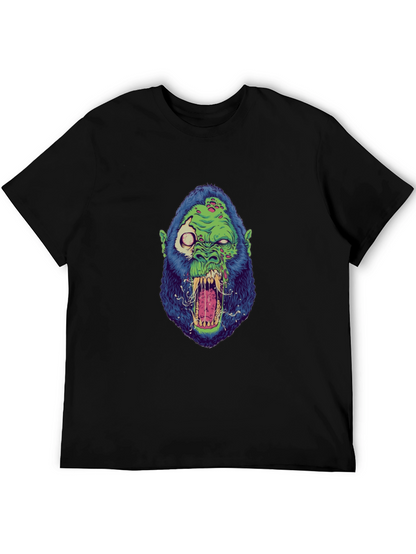 Zombie Gorilla Graphic Tee - Black
