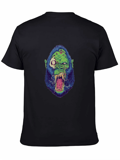 Zombie Gorilla Graphic Tee - Black