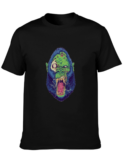 Zombie Gorilla Graphic Tee - Black