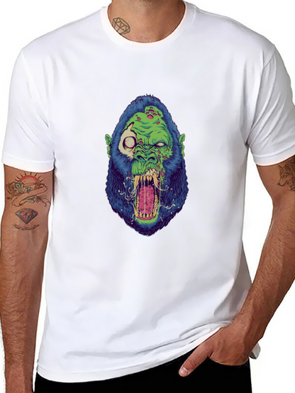 Zombie Gorilla Graphic Tee - Black