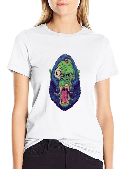 Zombie Gorilla Graphic Tee - Black